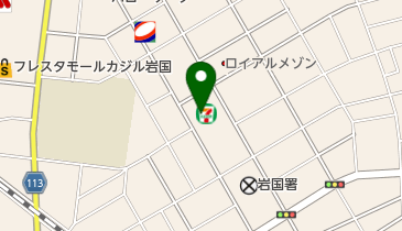 セブンイレブン 岩国麻里布店の地図画像