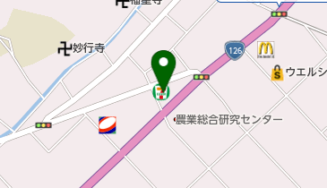 セブンイレブン 成東バイパス店の地図画像