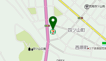 セブンイレブン 荒尾四ツ山2丁目店の地図画像