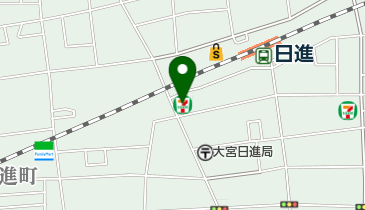 セブンイレブン 大宮日進駅西店の地図画像