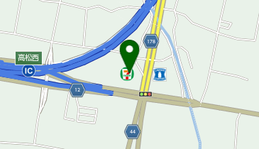 セブンイレブン 高松中間町店の地図画像