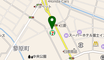 セブンイレブン 富士市永田町店の地図画像