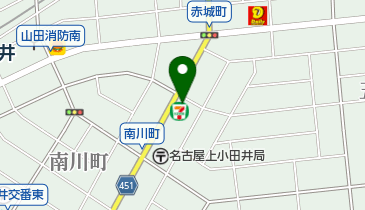セブンイレブン 名古屋五才美町店の地図画像