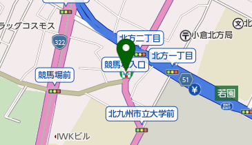 セブンイレブン 北九大前店の地図画像