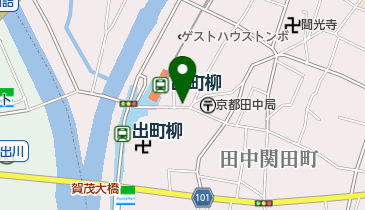 セブンイレブン 出町柳駅前店の地図画像