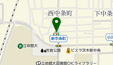 セブンイレブン 茨木西中条町店の地図画像
