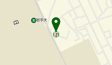 セブンイレブン 岩手大学前店の地図画像