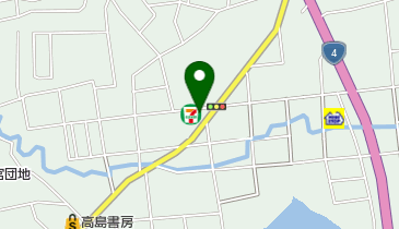 セブンイレブン 郡山久留米店の地図画像