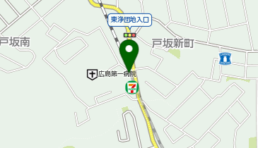 セブンイレブン 広島戸坂南店の地図画像