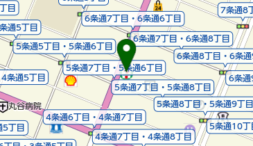 セブンイレブン 旭川5条7丁目店の地図画像