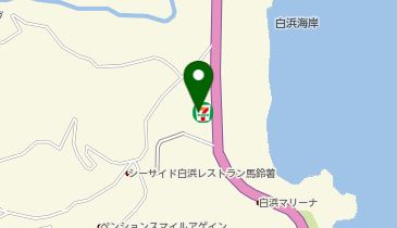 セブンイレブン 下田白浜店の地図画像
