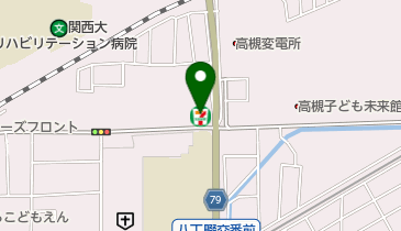 セブンイレブン 高槻八丁西町店の地図画像