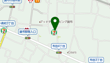 セブンイレブン 調布布田4丁目店の地図画像