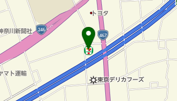 セブンイレブン 大和深見西6丁目店の地図画像