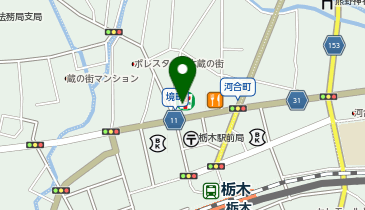 セブンイレブン 栃木駅前通り店の地図画像