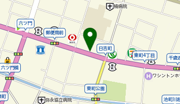 セブン銀行 野村證券 久留米支店 共同出張所の地図画像