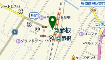 セブンイレブン ハートインJR彦根駅北口店の地図画像