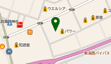 セブン銀行 コメリ パワー新潟西店 共同出張所の地図画像