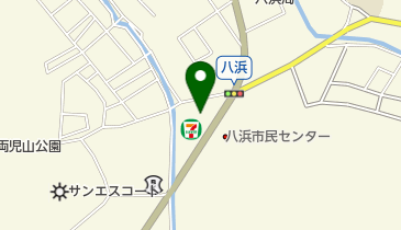 セブンイレブン 玉野八浜町八浜店の地図画像