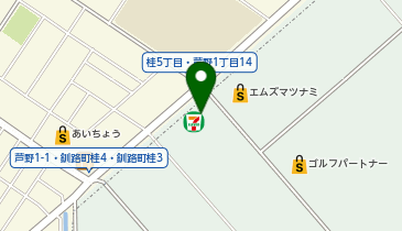 セブンイレブン 釧路桂5丁目店の地図画像