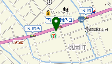 セブンイレブン 静岡桃園町店の地図画像