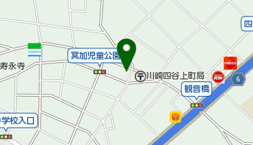 セブンイレブン 川崎四谷上町店の地図画像