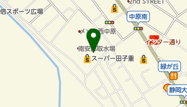 セブン銀行 田子重 西中原店 共同出張所の地図画像