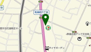 セブンイレブン 半田有楽町店の地図画像