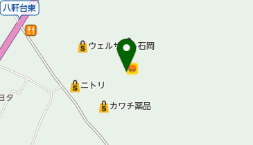 セブン銀行 ヨークベニマル 石岡店 共同出張所の地図画像