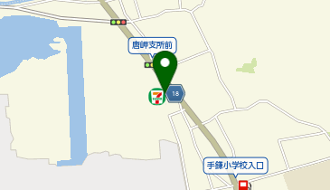 セブンイレブン 大牟田唐船店の地図画像