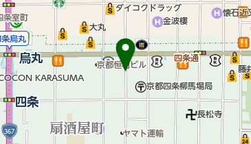 セブン銀行 SMBC日興証券 京都支店 共同出張所の地図画像