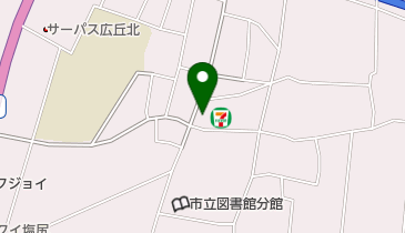 セブンイレブン 塩尻広丘吉田店の地図画像