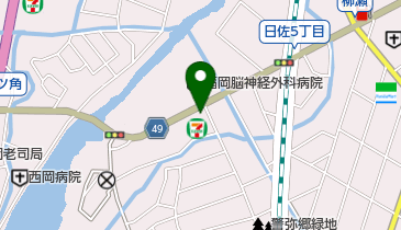 セブンイレブン 福岡警弥郷1丁目店の地図画像