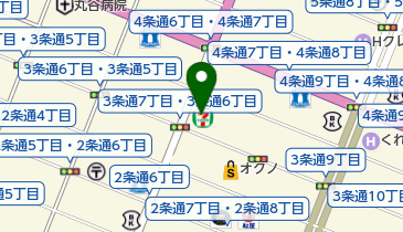 セブンイレブン 旭川3条7丁目店の地図画像