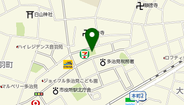セブンイレブン 多治見駅北店の地図画像