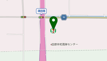 セブンイレブン 田原本満田南店の地図画像