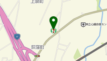 セブンイレブン 前橋荻窪町店の地図画像