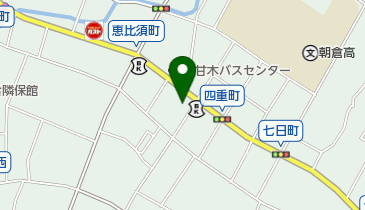 セブンイレブン 朝倉中央店の地図画像