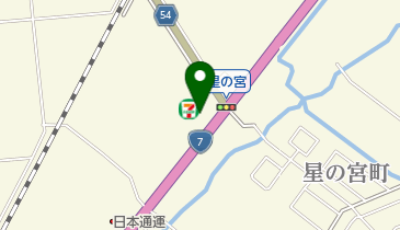 セブンイレブン 胎内長橋店の地図画像