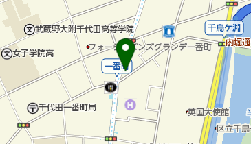 セブンイレブン 千代田一番町店の地図画像