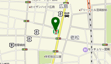 セブンイレブン 宮崎広島2丁目店の地図画像