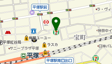 セブンイレブン 平塚駅北口店の地図画像