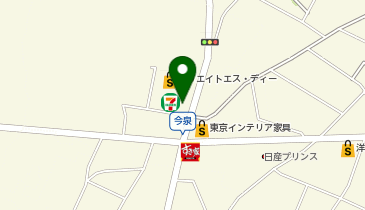 セブンイレブン 古河下辺見今泉店の地図画像