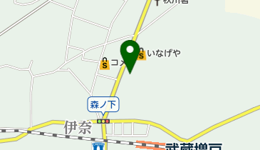 セブンイレブン あきる野伊奈店の地図画像