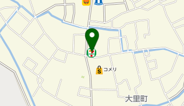 セブンイレブン 甲府大里店の地図画像