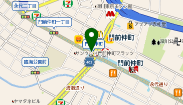 門前仲町 駅 周辺の銀行 信金 Atm Navitime