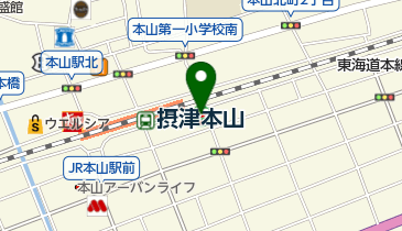 セブンイレブン 神戸本山中町4丁目店の地図画像