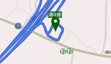 セブン銀行 東関東自動車道 酒々井パーキングエリア 上り 共同出張所の地図画像