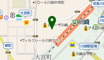 セブンイレブン ミューザ川崎店の地図画像