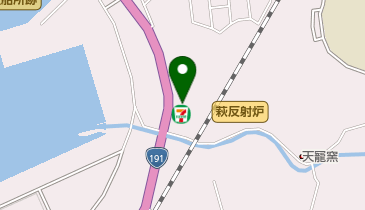 セブンイレブン 萩反射炉前店の地図画像